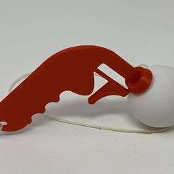 Image0001a.JPG Free STL file Ping Pong Popper・3D print design to download