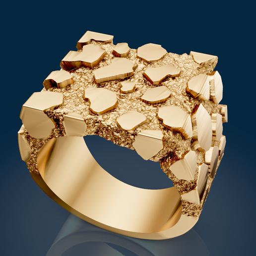 💍 ANILLO DE PEPITA・Archivo STL para Impresión 3D・Cults - Main Image