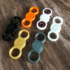 spiner 2.jpg Free STL file Three-ring Fidget Spinner・Model to download and 3D print