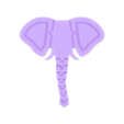 Articulated_Elephant_Head.stl Flexi Articulated Elephant Head