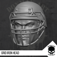 6.png Grid Iron head for 6 inch Action Figures