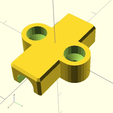 clip_1.png Cable guide / clip (customizable) for 3D printer / CNC mill, OpenScad