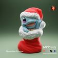 color-1-copy.jpg Christmas Squirtle and tree ornament- presupported and multimaterial