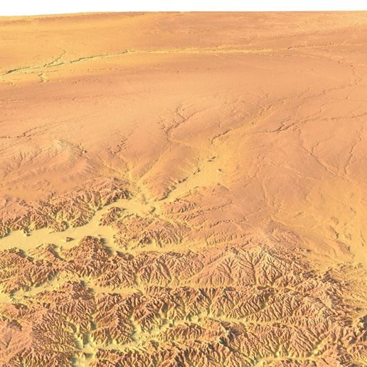 Archivo 3D Indiana Topographic Map – 3D Model for 3D Printing & CNC ...