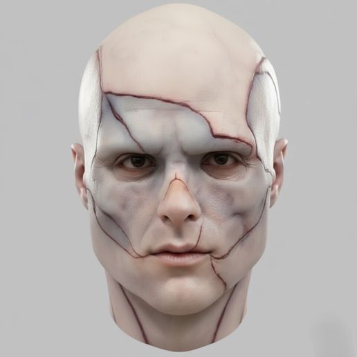 👹 Frankenstein 2025 Cabeça, Jacob Elordi・Arquivo STL para
