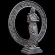 Virgo_04.png Virgo Zodiac Greek Woman Sculpture 3D print model