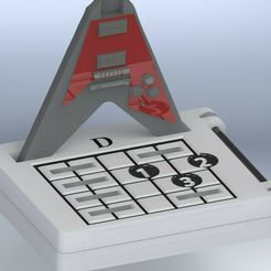 9.jpg Fichier STL Porte-pic de guitare imprimé en 3D 2・Modèle à imprimer en 3D à télécharger