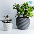 Folie2.jpg Modern Plant Pot "Diluvian" for succult planters to big pots