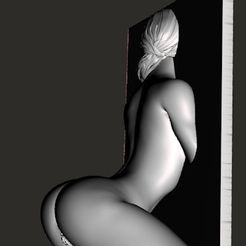 Image1.jpg STL file Pussy Wall #001 STL OBJ Print File・3D printer model to download