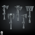 AXE_CRUSADERS_2.png 20x BUNDLE Crusader Axe Kit - Heroic 32mm Scale [Supported] [Supported] [Supported