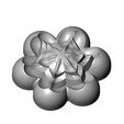 Miniset-Florentine-rosette-07.jpg Florentine rosettes onlay relief miniset 3D print model