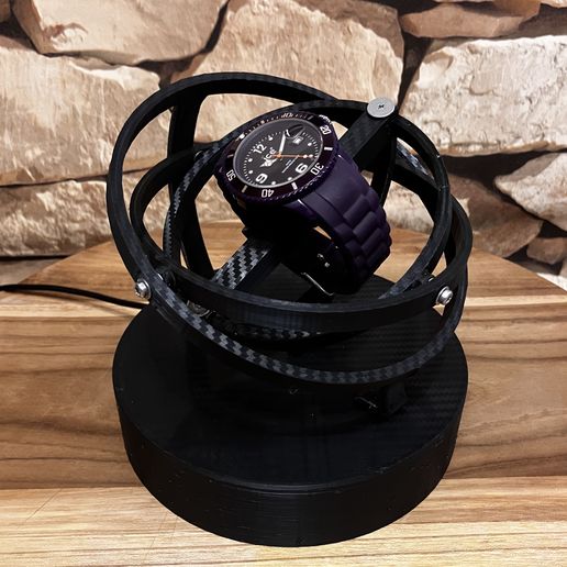 ⌚ Gyroscopic winding mechanism for automatic watches・ STL File for 3D ...