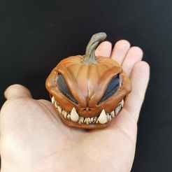 STL file Halloween pumpkin mask 🎃・3D printer model to download・Cults