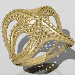 30.jpg Archivo STL gratis Anillo Calamar Araña・Objeto para impresora 3D para descargar