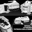 Lae C ac JAIAAGT Nitep a Sra WN tenet PATREON.COM/LAYEREDCREATIONS LAYEREDCREATIONS Fichier STL Transport du Maraudeur Impérial Mandalorien・Objet pour impression 3D à télécharger