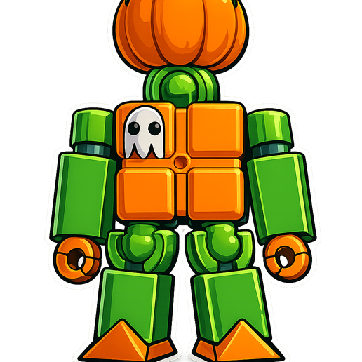 PUMPKIN BOT 3D model preview