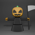 1.png 3D печатная тыква Мрачный жнец