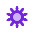 Clock gear w thread.stl Gear clock