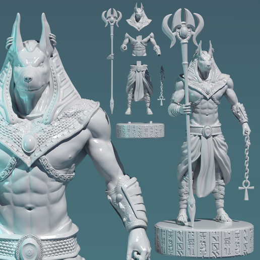 Anubis 3D model