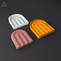 6.jpg Archivo STL Die for silicone mold・Plan de impresión en 3D para descargar