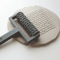 Mauer.png STL file TEXTURE ROLL - Wall・Model to download and 3D print