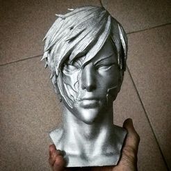 53365755_10218748618725652_6776095496885764096_n_large.jpg Файл STL genos bust - Onepunch man・Модель для печати в 3D скачать