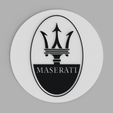 tinker.png Maserati Auto Logo Modern Coaster