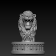 v.png Aslan Tütsülük Modeli Lion Incense Holder Model
