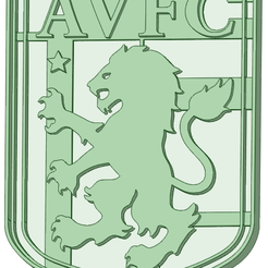 avcf.png Archivo STL Aston Villa FC cookie cutter・Plan para descargar y imprimir en 3D, osval74