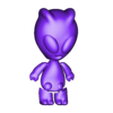 BendyJungleALienForResin.stl Articulated Alien , Easy 3D Print-in-Place, Flexi Cute posable toy