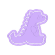 DRAGON SANT JORDI COOKIES3D.stl SANT JORDI  COOKIE CUTTER