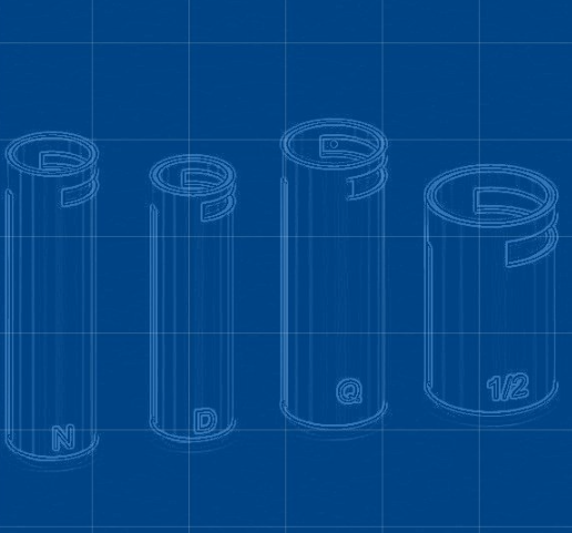blueprint.png US Coin Roll Counter - Counting Tool- Nickel Coin Counter