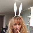 Long_Modelled.jpg STL file Rabbit Ears Hair Band・3D printer design to download