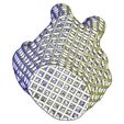 4 Hand_v2.jpg Archivo STL teléfono de mano estilo voronoi・Diseño de impresión en 3D para descargar