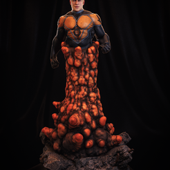 0001.png Cannonball New Mutants X-Men Statue for 3d Print