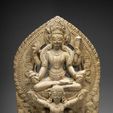 108019_577903_display_large.jpg God Vishnu Riding on His Mount, Garuda, 16th/17th century