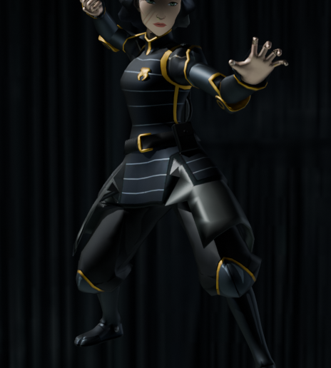 Lin Bei Fong (The Legend of Korra) 3D Printable Model with Base