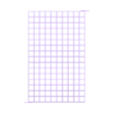 10x16.stl 3-piece 16x32 separator grid for LED matrix