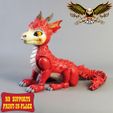 4.jpg FLEXI RED DRAGON | PRINT-IN-PLACE | NO-SUPPORT CUTE ARTICULATE