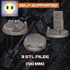 ruinmononestrender-01.jpeg Fichier STL gratuit Set de base du monde abandonné 1・Design à télécharger et à imprimer en 3D