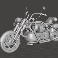61be89b57d38ea729d0ed7f27552da51_display_large.jpg Бесплатный STL файл Chopper bike・Шаблон для 3D-печати для загрузки, Boris3dStudio