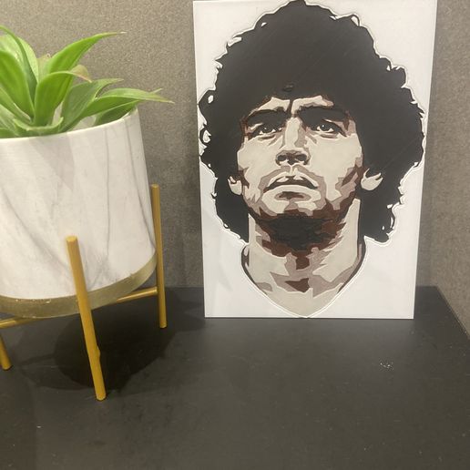 IMG_4286.jpeg Artistic Portrait of the Myth Diego Armando Maradona