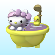 untitled.png assemblable hellokitty bathtub bathroom san rio funko pop キューティートレートレー