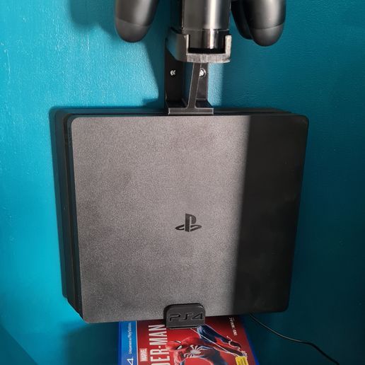 Support-PS4.jpg Soporte de pared para PS4 Slim