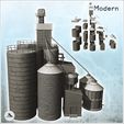 2.jpg Large modern industrial facility with multiple silos with storage tanks and buildings (27) - Modern WW2 WW1 World War Diaroma Wargaming RPG Mini Hobby