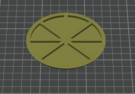 90 mm Base with Ribs