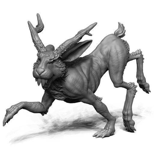 Jackalope - Running 3D model