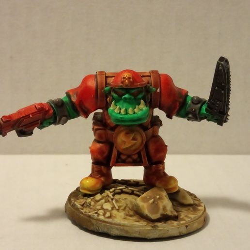 Mehrteilige Retro-Raum-Orks