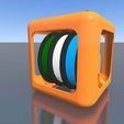 V3_03.jpg 3D filament holder for M3D printer (multiple spools) in Parts