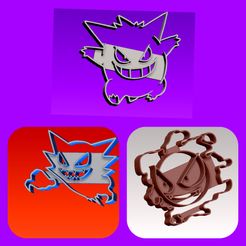 kit pokemon fantasmas.jpg kit d'emporte-pièce fantôme pokemon